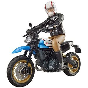 bruder 63051 - Scrambler Ducati Desert Slede met berijder, speelfiguur, motorcross