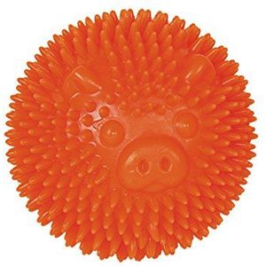 Nobby TPR noppen bal ""Pig"" oranje 8 cm