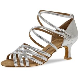 Diamant Damen 108-077-013 Tanzschuh, zilverkleurig., 35.5 EU