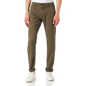 camel active Klassieke herenbroek, olijfbruin, 30W x 32L