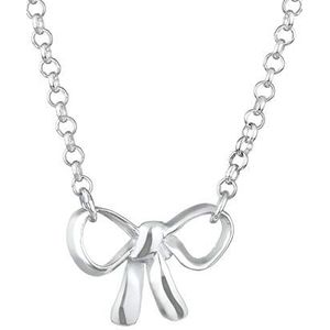 Elli damesketting met hanger, strik, 925 sterling zilver, 0103610112_45, lengte 45 cm