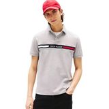 Tommy Hilfiger - Hilfiger Chest Insert Reg Polo Mw0mw38130 - Poloshirt - Lichtgrijs gemêleerd - Heren