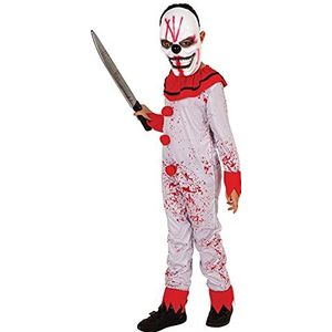 Rubie's S8376L, bloedend clownskostuum voor kinderen, Halloween, maat L, 8 tot 10 jaar