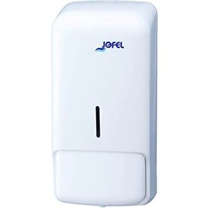 Toiletpapierhouder grote rollen Jofel ac80050 navulbare zeepdispenser, 0,85 liter, wit