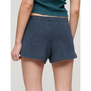 Superdry ATH Essential Waffle Short Blueberry Navy 44 dames