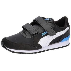 PUMA ST RUNNER V3 NL V PS Sneaker uniseks-kind, PUMA BLACK-PUMA WHITE-REGAL BLUE, 29 EU