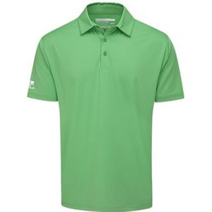 Stuburt Kestrel Golfpolo voor heren, klassieke pasvorm, korte mouwen, bermuda-gras, XL