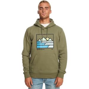 Quiksilver Crew Neck Heren Groen XS