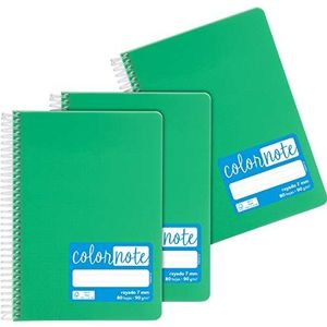 Grafoplás 98533220 notitieboeken, A5, gelinieerd, polypropyleen, groen, FSC-gecertificeerd, serie Color Note