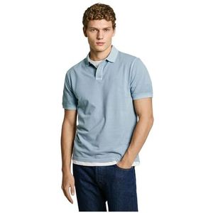 PEPE JEANS - New Oliver Gd - Poloshirt - Blauw - Katoen