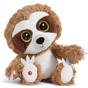 NICI 49299 Knuffeldier GLUBSCHIS luiaard Heywood 25 cm, bruin knuffeldier van zacht pluche, schattig pluche dier om te knuffelen en te spelen, voor kinderen en volwassenen, geweldig cadeau-idee