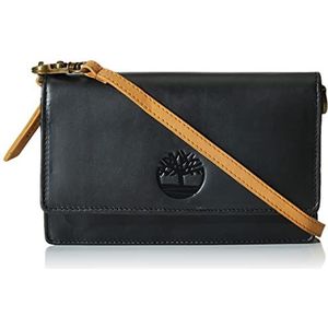 Timberland Vrouwen RFID lederen crossbody tas portemonnee portemonnee, Zwart (Altroz), One Size