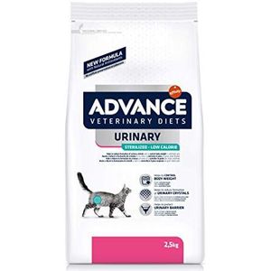 Advance Veterinary Diets Urinary Low Calorie Kattenvoer voor gewichtscontrole en bescherming van de urinewegen, 2,5 kg