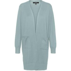 VERO MODA VMSILJE LS Open Cardigan GA NOOS, Gray Mist, XS