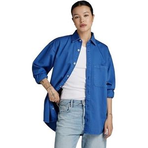 G-STAR RAW Relaxed Denim Overshirts voor dames, Blauw (Faded Blue Papillon Gd D24344-d551-g336), XXL