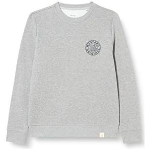 MUSTANG Heren Ben CN Circle Sweatshirt, Grey Melange 4191, XXL