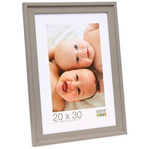 Deknudt Frames S45EF3 fotolijst 30x45 fotolijst beige met staander, imitatietechniek, houten fotolijst