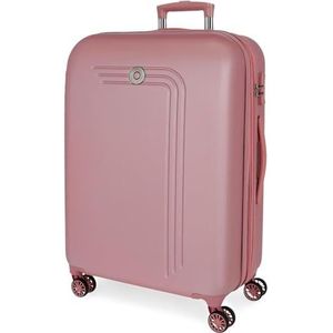 MOVOM Riga Grote koffer, eenheidsmaat, roze, Eén maat, Grote koffer