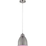 Paulmann 79765 hanglamp Neordic Hilla max. 40 watt hangende verlichting ijzer geborsteld pendel metaal E27