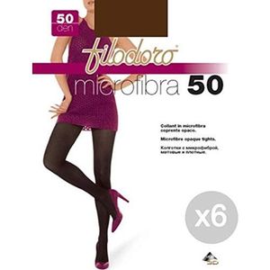 Filodoro Set 6 Micro Fibre 50 Tg 3M Caffe Damesbroek Kleding, Multi kleuren, One Size