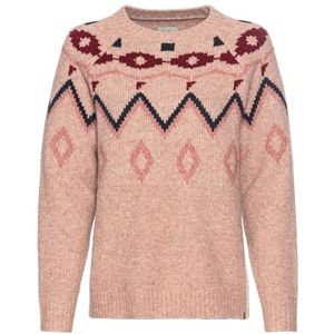 camel active - Gebreide Trui - Pink-red - Noors Patroon