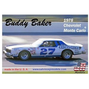 Salvinos Jr Models BBMC1978O 1/25 Buddy Baker #27, Chevrolet, 1978 plastic modelbouwset