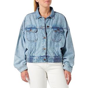 Lee Batwing Rider Denim Jacket voor dames, Deadly ski's, M