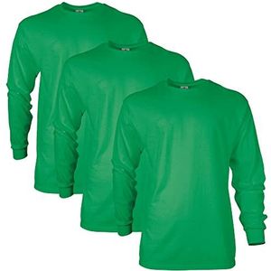 Gildan Heren T-shirt (verpakking van 3 stuks), Irish Green (verpakking van 3), M