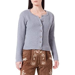 Stockerpoint Damesjas Juliette gebreide jas, kiezel, standaard