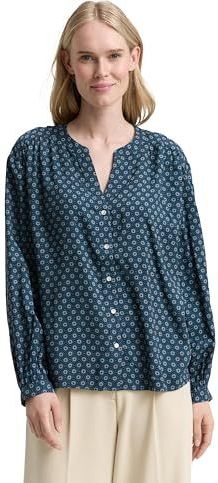 Tom Tailor, Dames, Blouses & Shirts, Groen, Maat: S Viscose,