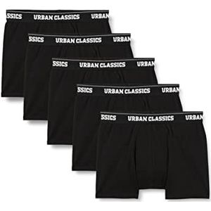 Urban Classics Heren onderbroeken Multi-Pack Men Boxer Shorts Ondergoed, 5 x zwart., 4XL