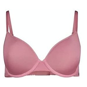 Skiny Dames Micro Lace T-Shirt BH, Foxglove pink, Regular, Foxglove Roze, 70D