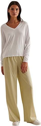 NA-KD - Geperste Kostuumbroek - Ecru - Dames