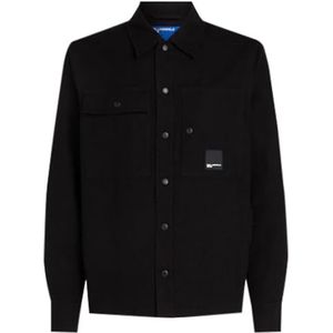 Karl Lagerfeld - Overshirt - Zwart - Heren - Regular Fit