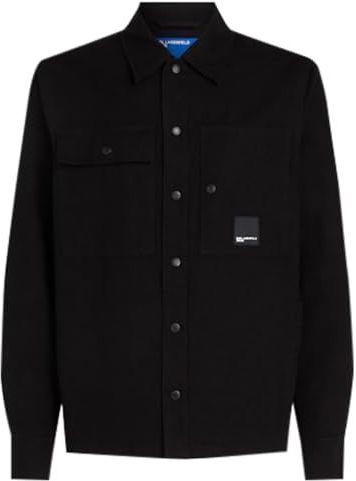 Karl Lagerfeld - Overshirt - Zwart - Heren - Regular Fit