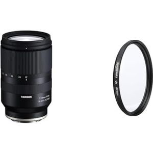 TAMRON 17-70 mm F/2.8 Di III-A VC RXD-zoomlens voor APS-C spiegelloze systeemcamera's - voor Sony E-mount & Amazon Basics UV-beschermingsfilter, 67 mm