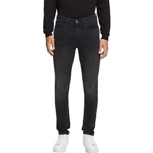 ESPRIT Gerecycleerd: skinny jeans, Black Dark Washed., 33W / 32L