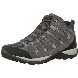 Columbia Redmond V2 Mid waterdichte wandelschoenen voor heren, Grafiet rode jaspis, 44.5 EU Large