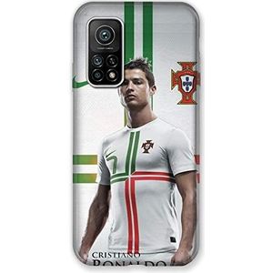 Beschermhoes voor Xiaomi Mi 10T / Mi 10T Pro Cristiano Ronaldo, wit