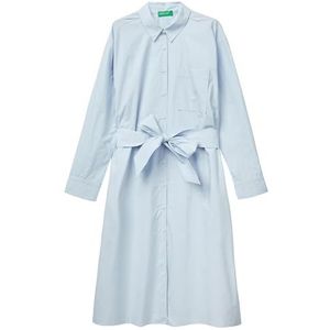 United Colors of Benetton dames jurk, lichtblauw 135, M
