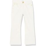 Lange flared jeans met borduursels