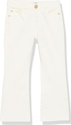 Lange flared jeans met borduursels