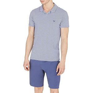 Emporio Armani Men's Yarn Dyed Striped pyjamaset voor heren, Big Stripe/Denim, XL