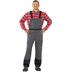 Planam Tuinbroek Weld Shield, maat 64, grijs/zwart/meerkleurig, 5530064