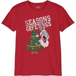 cotton division T-shirt voor jongens, Rouge, 14 Jaren