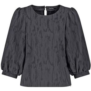 Taifun - Damesblouse - Shadow patroon - 3/4 Mouw - Ballonmouwen