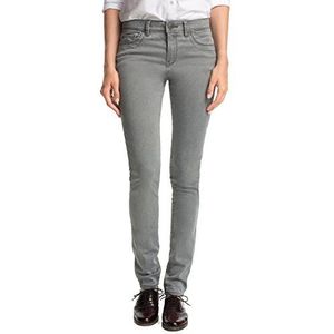 ESPRIT Dames slim broek stretch fashion broek, grijs (Berlijn Grey 014), 42W x 30L