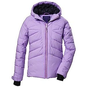 killtec Meisjes Gewatteerde jas/ski-jas met capuchon en sneeuwvanger KSW 116 GRLS SKI QLTD JCKT, light orchid, 176, 39652-000