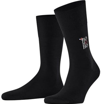 FALKE heren sokken, zwart (Black 3000) - Ho Ho Ho, 41/42 EU