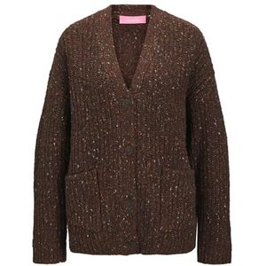JACK & JONES Jxskyla Cardigan Knit, Brakken, M